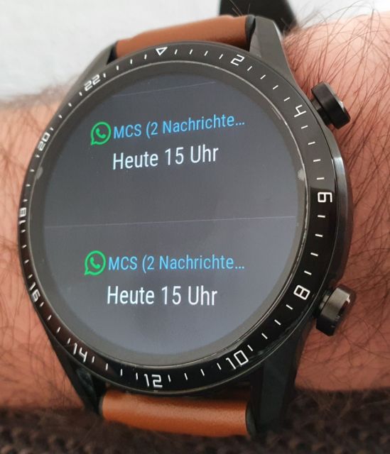 Huawei Watch GT 2 WhatsApp Benachrichtigungen