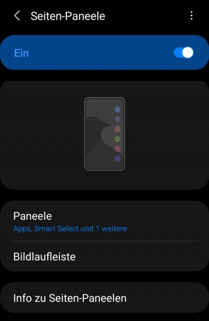Seitenbildschirm aktivieren 