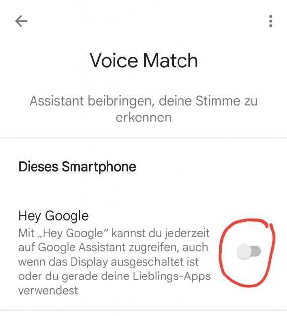 OK Google aktivieren