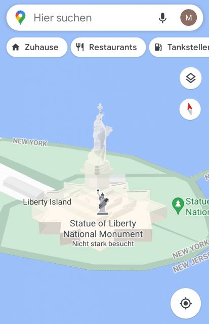 Google Maps in 3D anzeigen