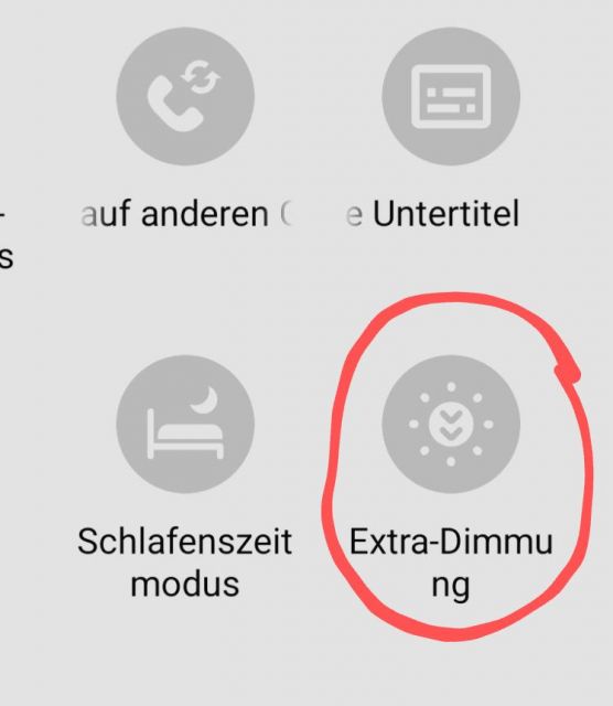 Samsung Galaxy Extra Dimmung aktivieren