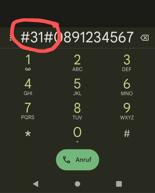 Rufnummer unterdrücken - Samsung Galaxy S23