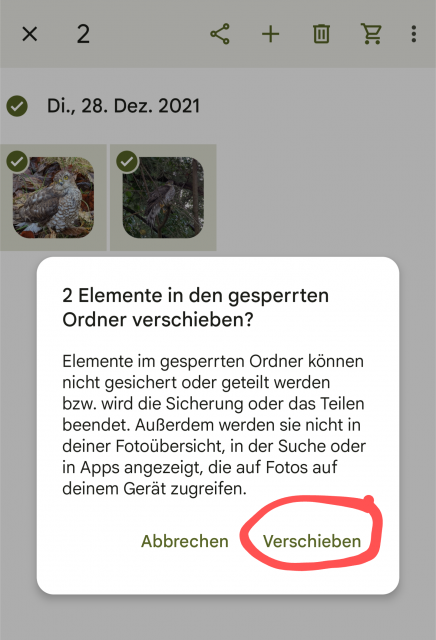 Verschieben der Elemente