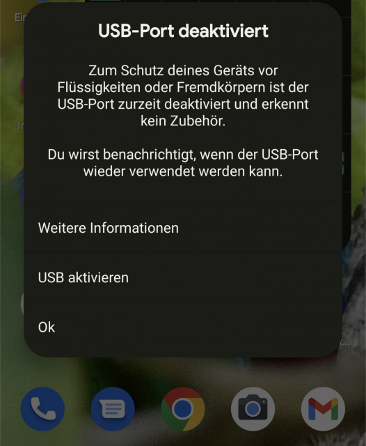 USB Port aktivieren
