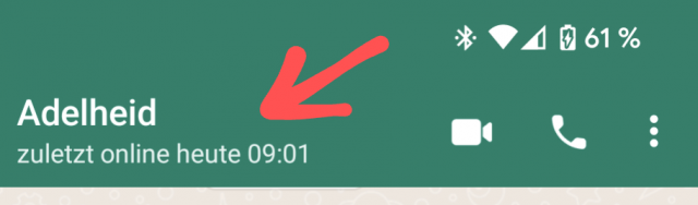 WhatsApp Zuletzt Online