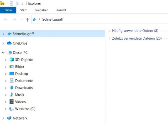 Windows 10 Explorer
