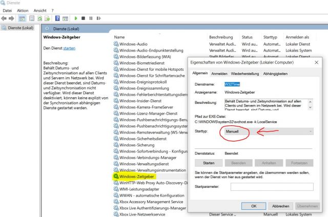 Windows 11 Zeitgeber auf automatisch stellen