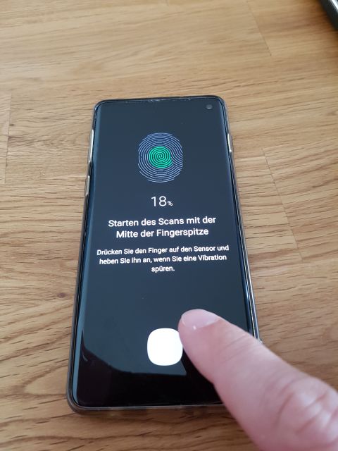 Fingerabdrucksensor Samsung Galaxy