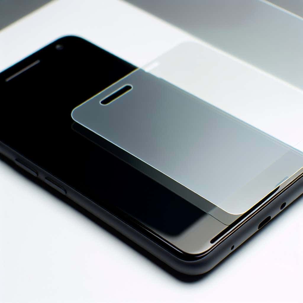 displayschutzfolie auf Google Pixel Smartphone Display