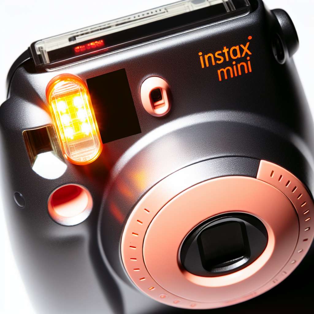 Instax Mini Polaroid - Led blinkt orange