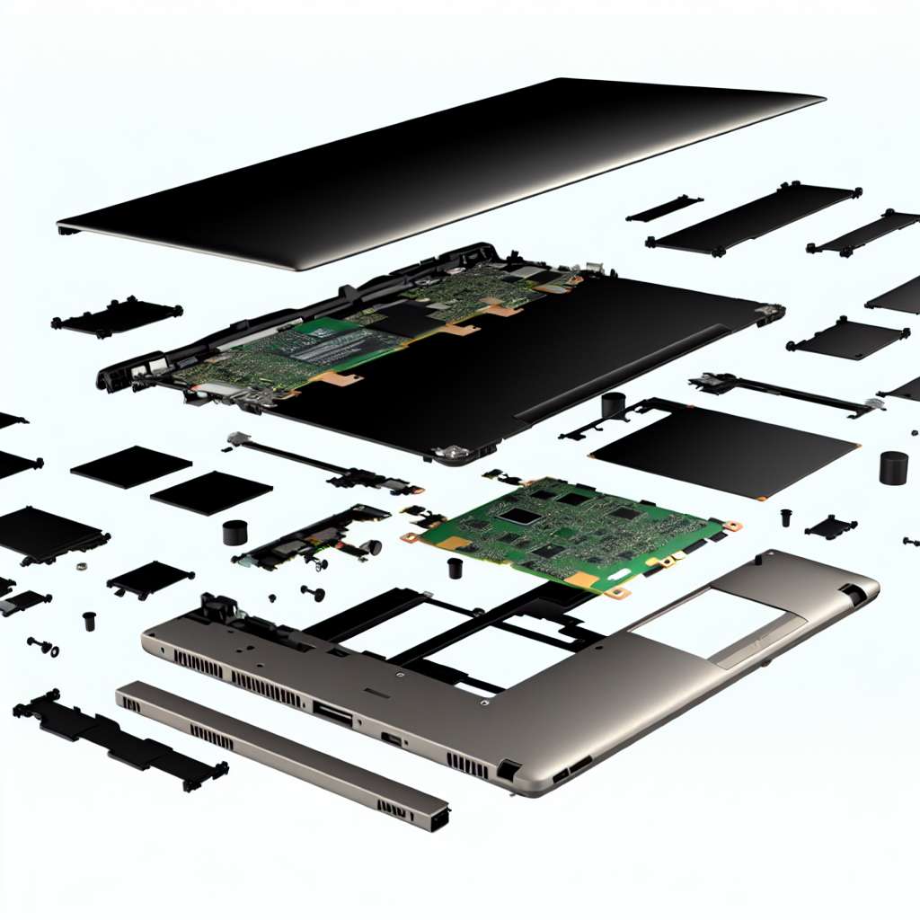 Lenovo LAptop Explosionszeichnung Akku