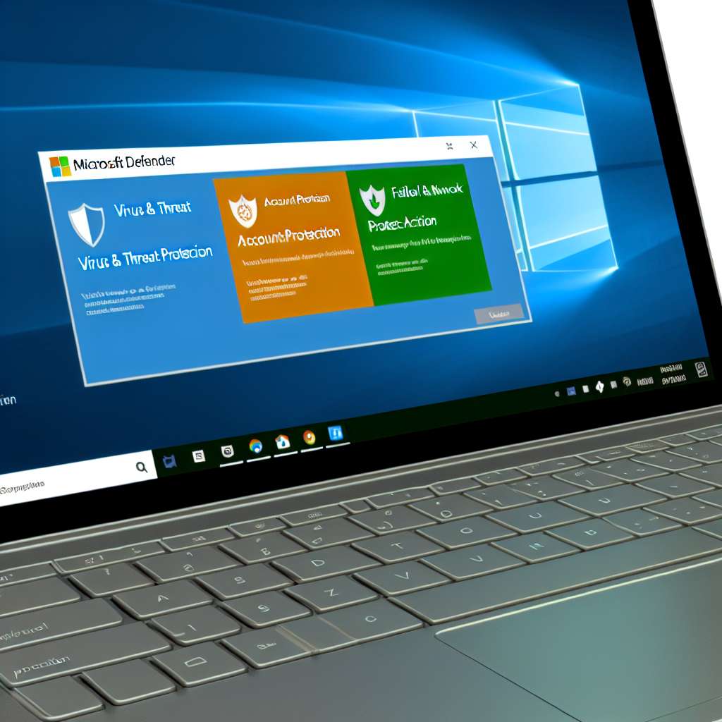 Microsoft Defender auf Windows Laptop