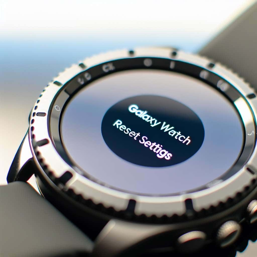 Samsung Galaxy Watch zurücksetzen