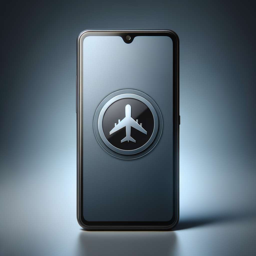 Smartphone im Flugmodus