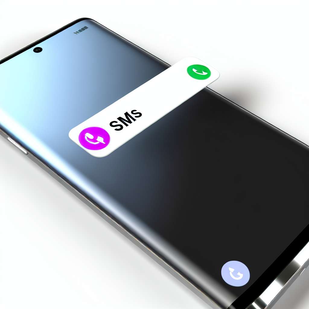 SMS geht auf einem Samsung Galaxy S25 Smartphone ein