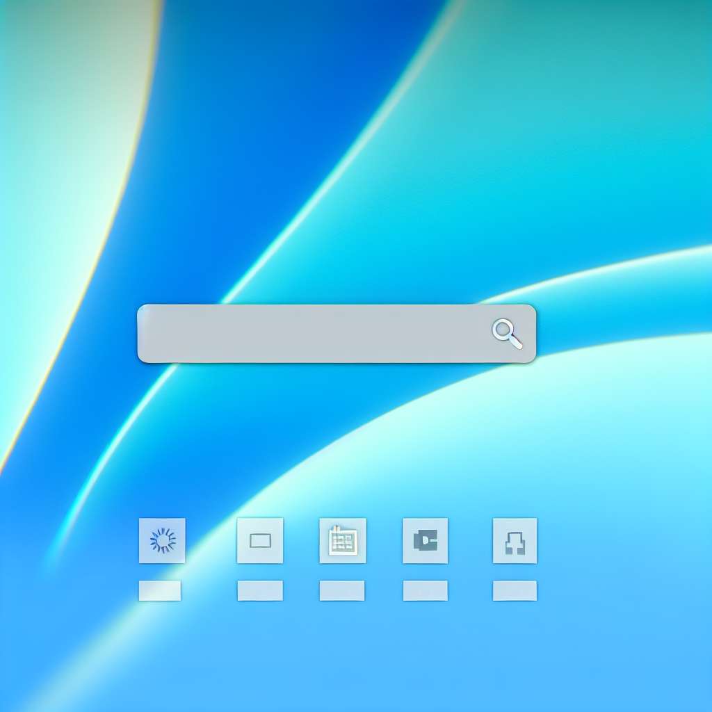 Suchleiste Windows 11 PC