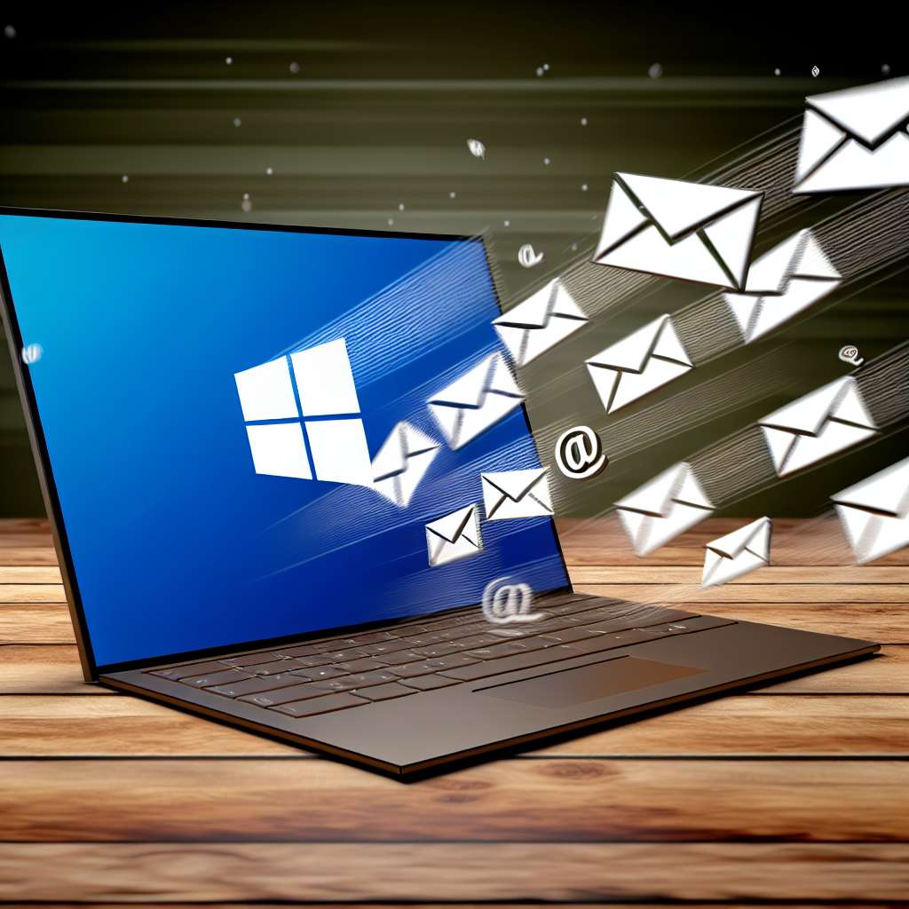 Windows 11 E-Mails fliegen auf den Laptop