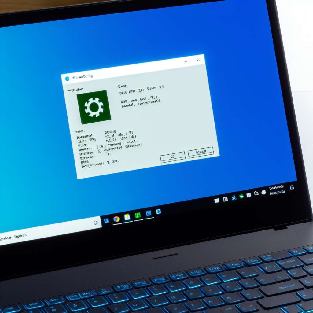 Windows 11 Laptop auf dem das BIOS angezeigt wird.