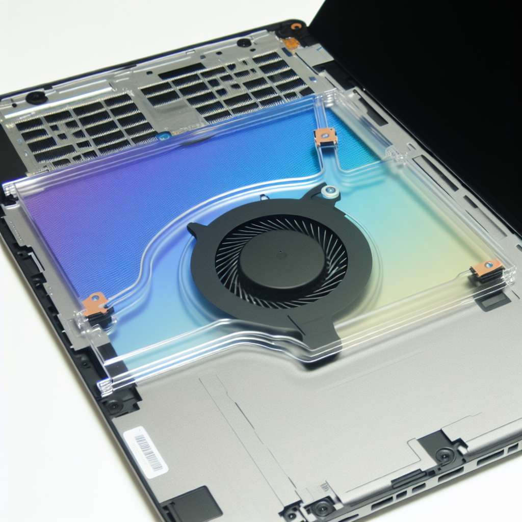 Windows 11 Laptop durchsichtig sodass man Lüfter sieht