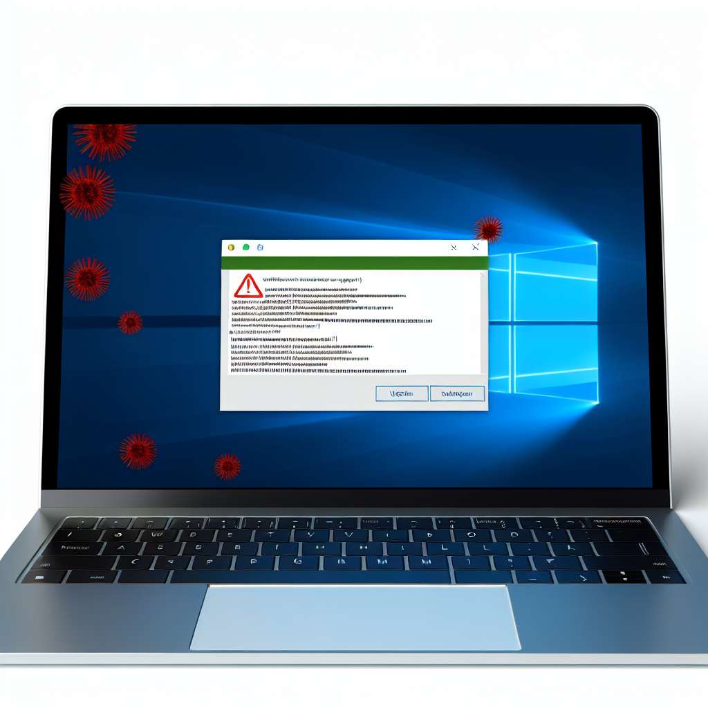 Windows 11 Laptop mit Virus Befall