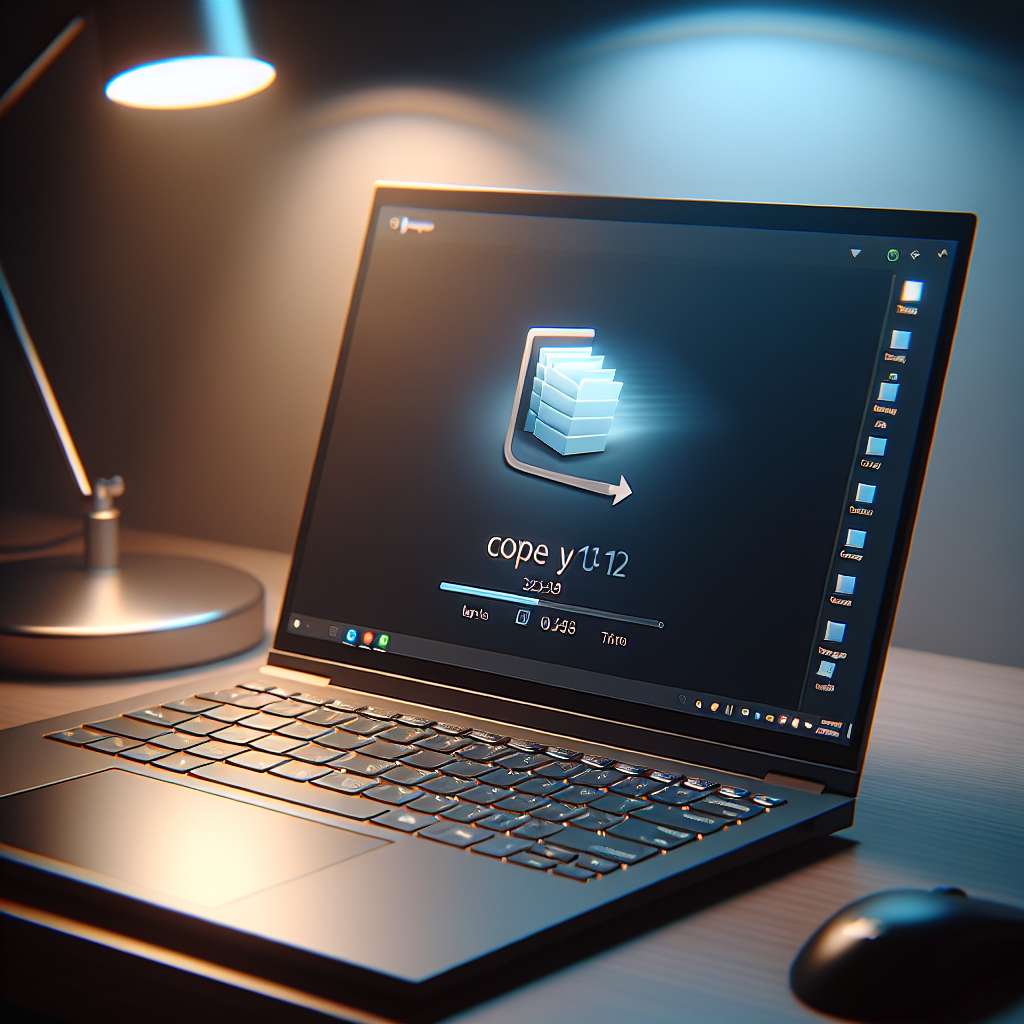 Windows 11 Laptop sehr große Datei wird kopiert