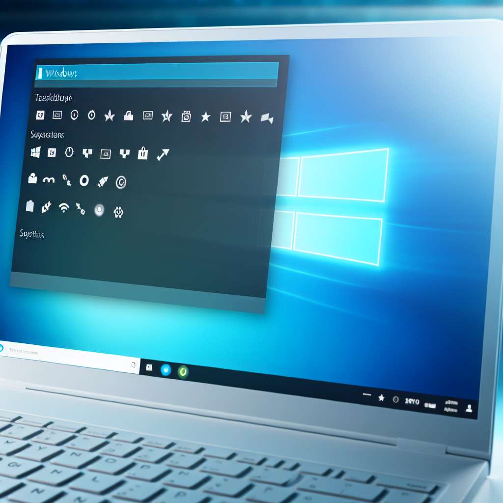 Windows 11 Laptop Taskleiste
