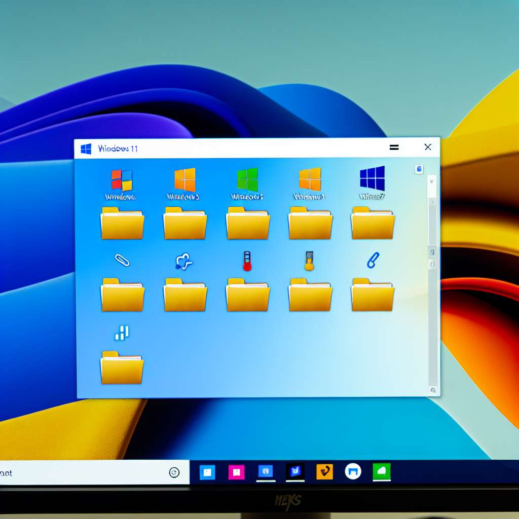 Windows 11 Ordner werden auf Display angezeigt