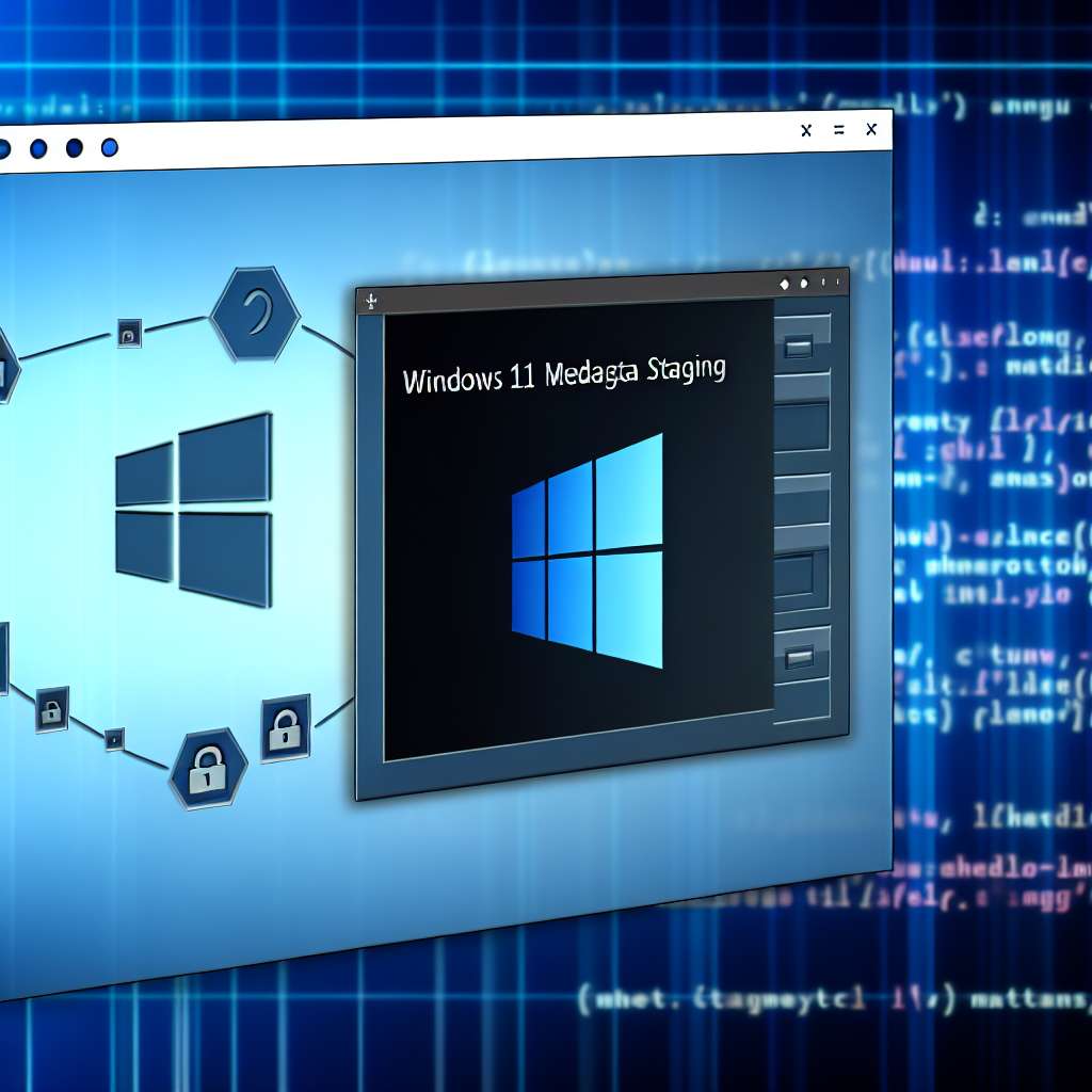 Windows 11 Staging von Metadaten