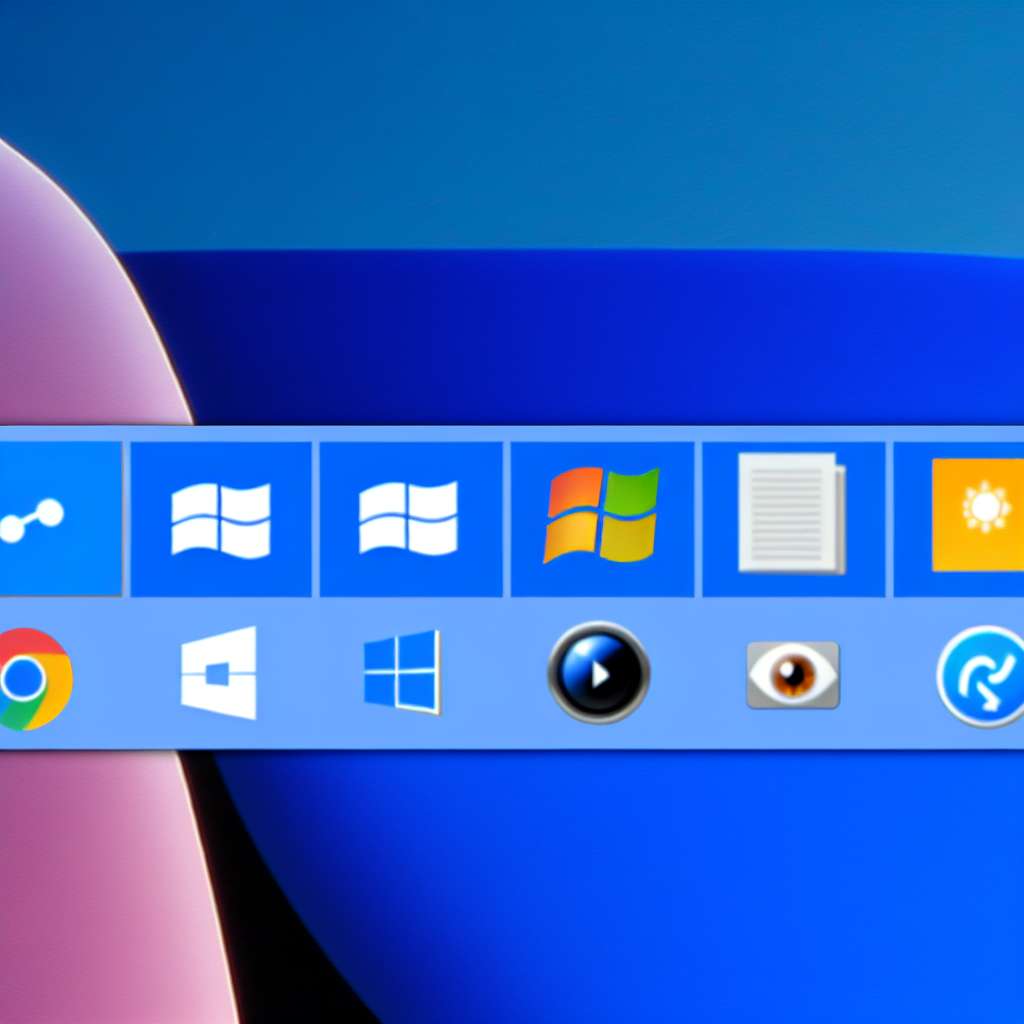 Windows 11 Taskleisten Symbole sehr groß