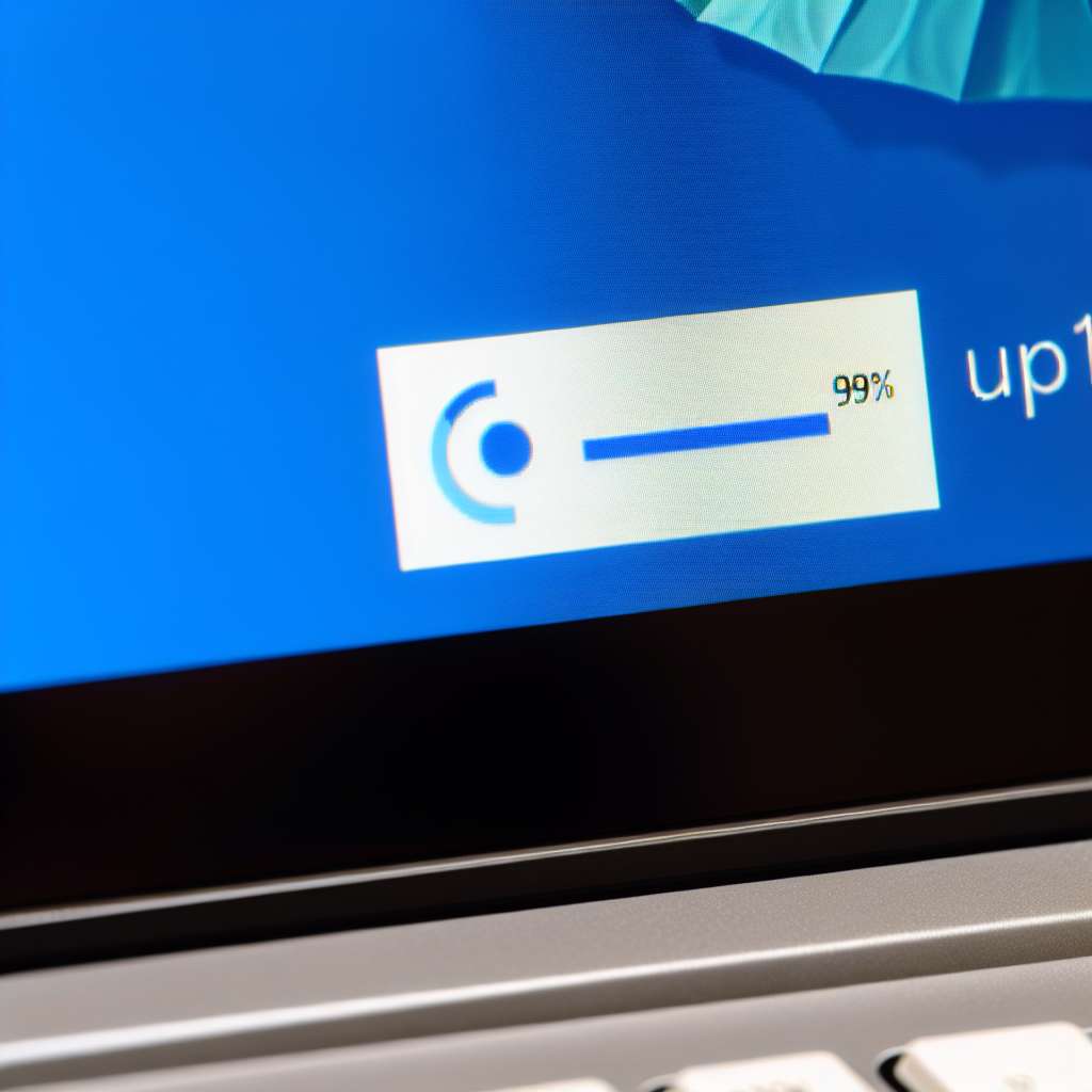 Windows 11 Update Fortschrittsanzeige bei 99% auf Laptop