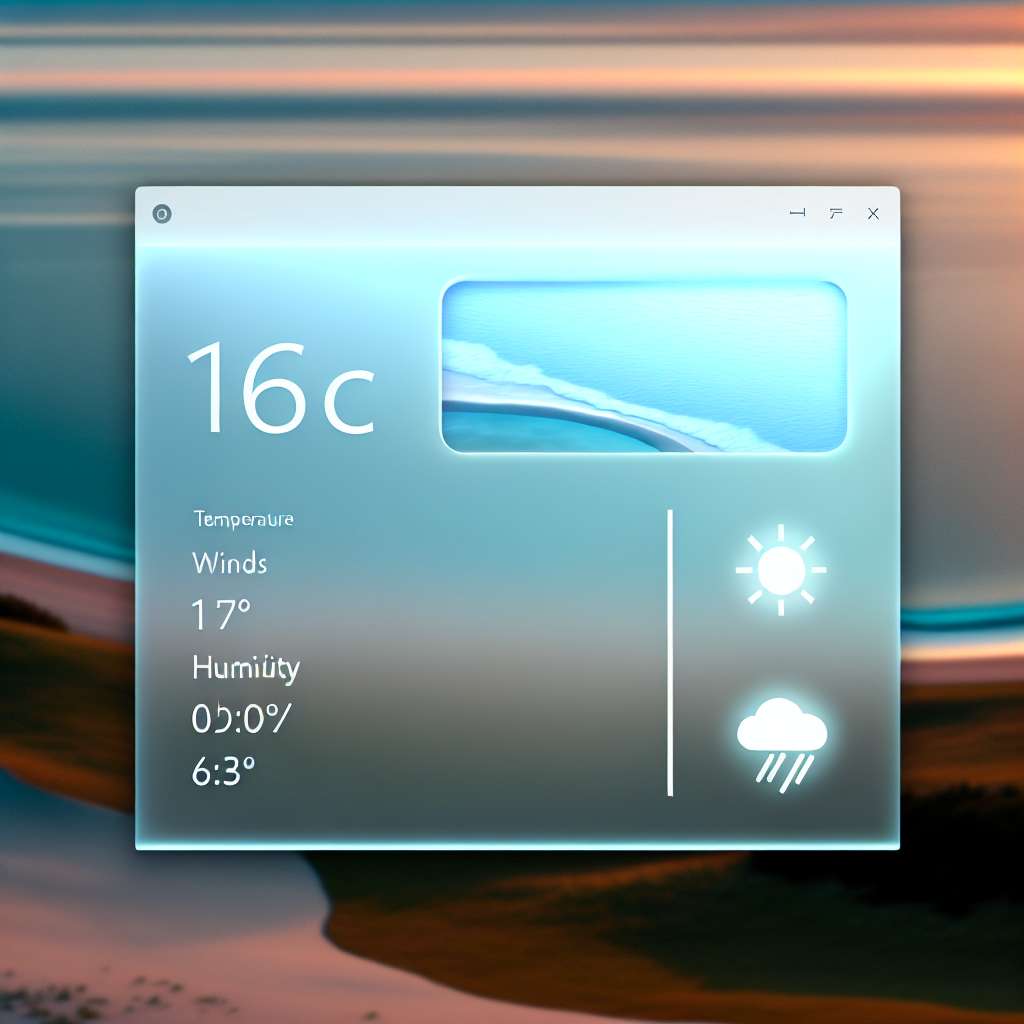 Windows 11 Wetteranzeige