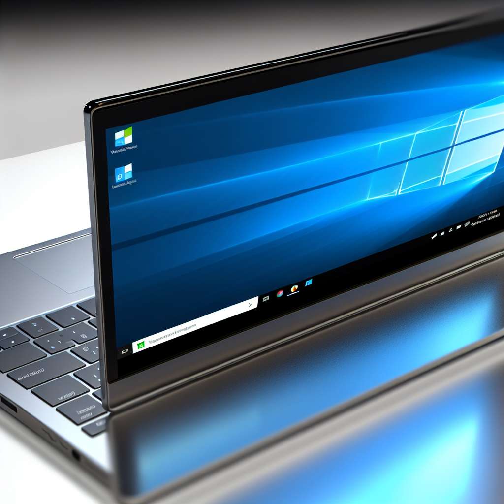 Windows Laptop mit Edge Browser