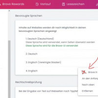 Brave Browser Sprache ändern - so einfach geht´s