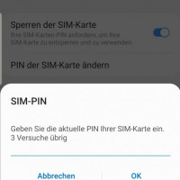 Samsung Galaxy SIM Karten PIN entfernen - so geht´s