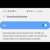 Samsung Galaxy S20 und S10 Blitz-Symbol Statusleiste Bedeutung
