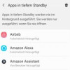 Samsung Galaxy S20, S10, S9 Apps in tiefen Standby versetzen aktivieren – Tipp
